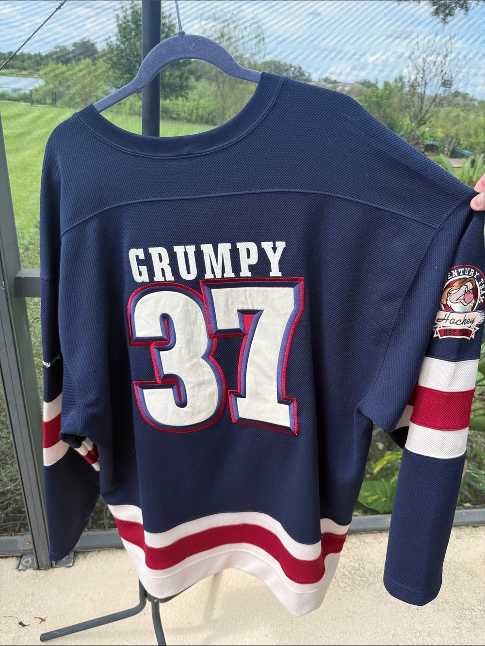 Walt Disney World Grumpy Miners hockey Jersey # 37 - Picture 7 of 9